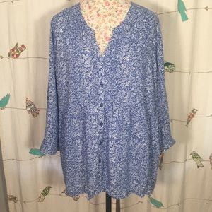 Cynthia Rowley Blouse sz 2x